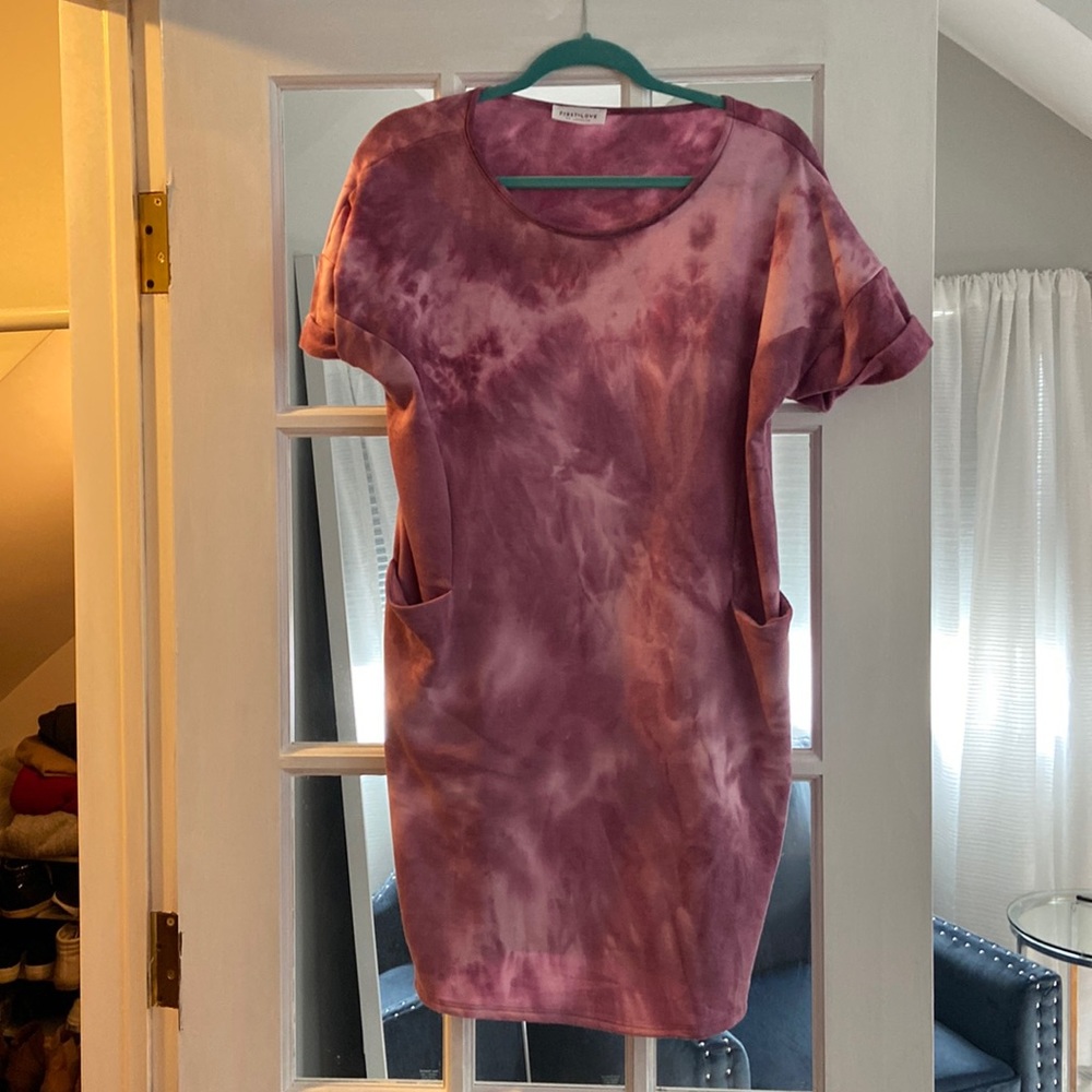 super Soft Tye dye T-shirt dress
